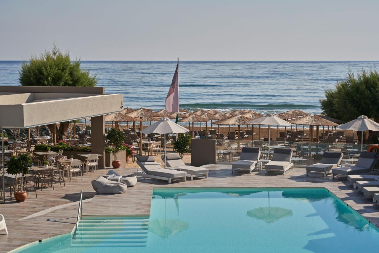 Atlantica Amalthia Beach Hotel - Adults Only Agia Marina Exterior foto