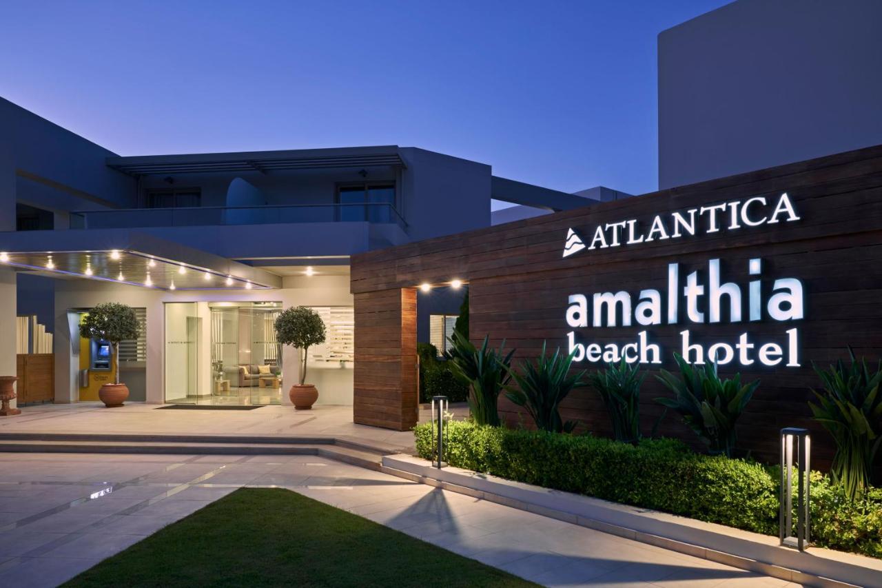 Atlantica Amalthia Beach Hotel - Adults Only Agia Marina Exterior foto