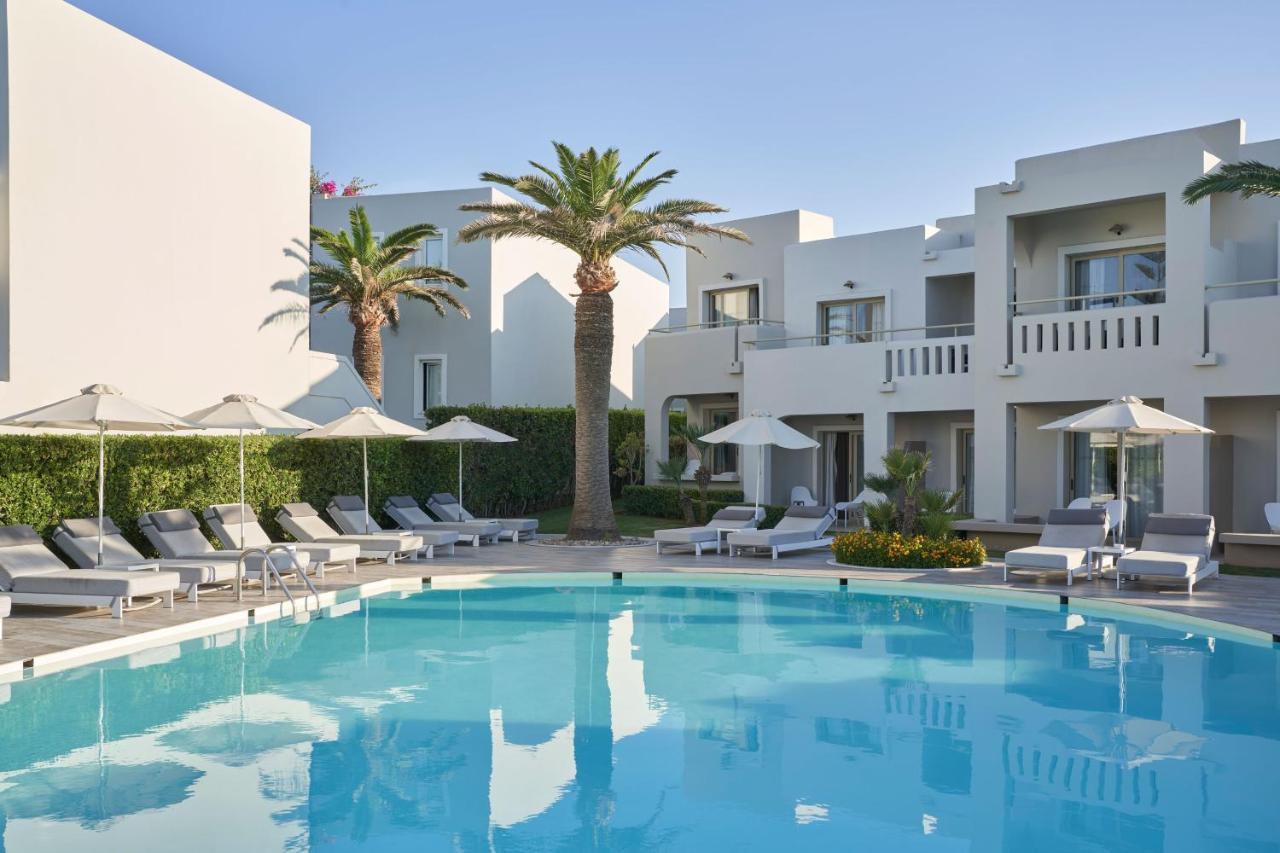 Atlantica Amalthia Beach Hotel - Adults Only Agia Marina Exterior foto