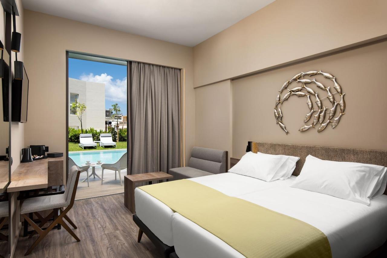 Atlantica Amalthia Beach Hotel - Adults Only Agia Marina Exterior foto