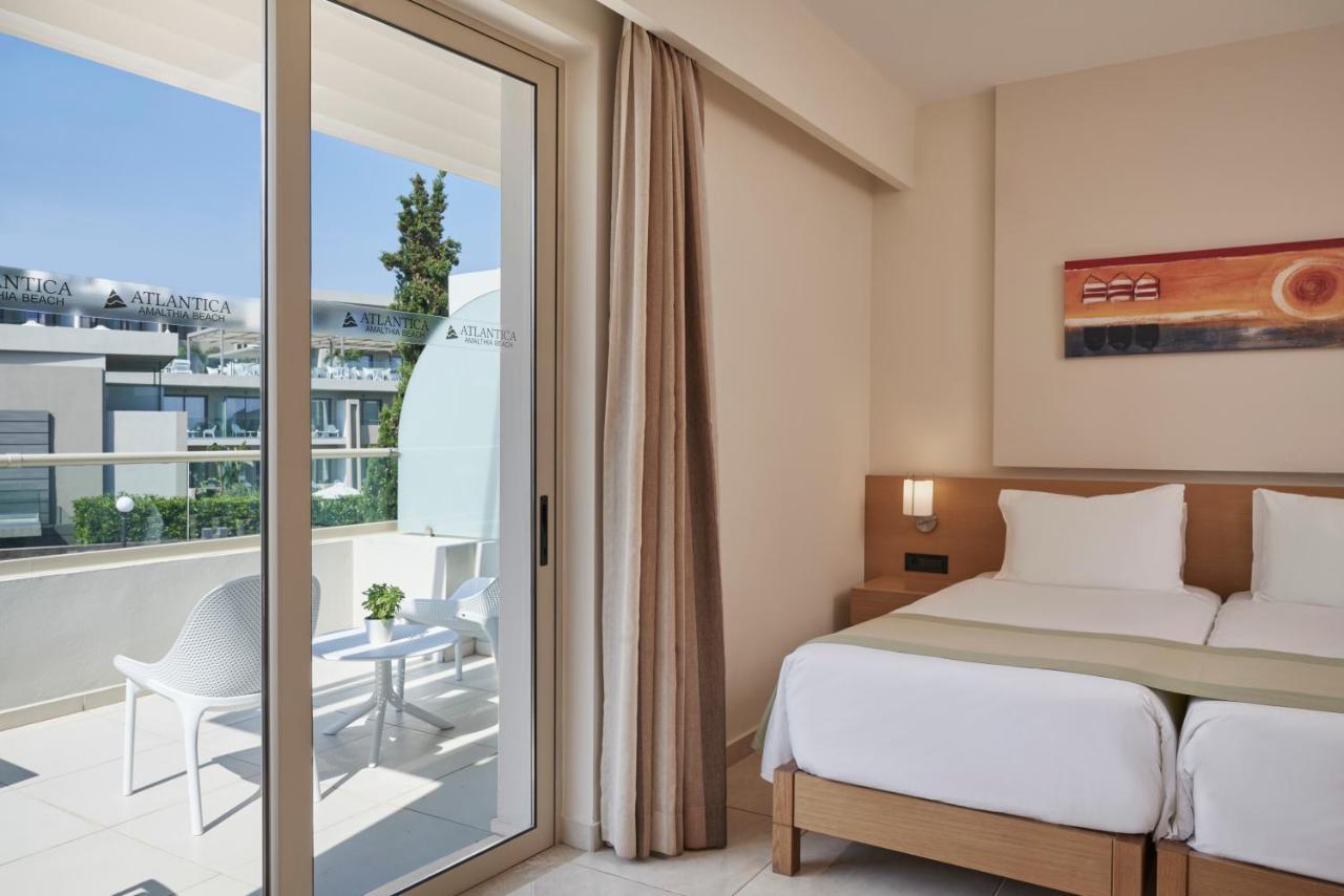 Atlantica Amalthia Beach Hotel - Adults Only Agia Marina Exterior foto