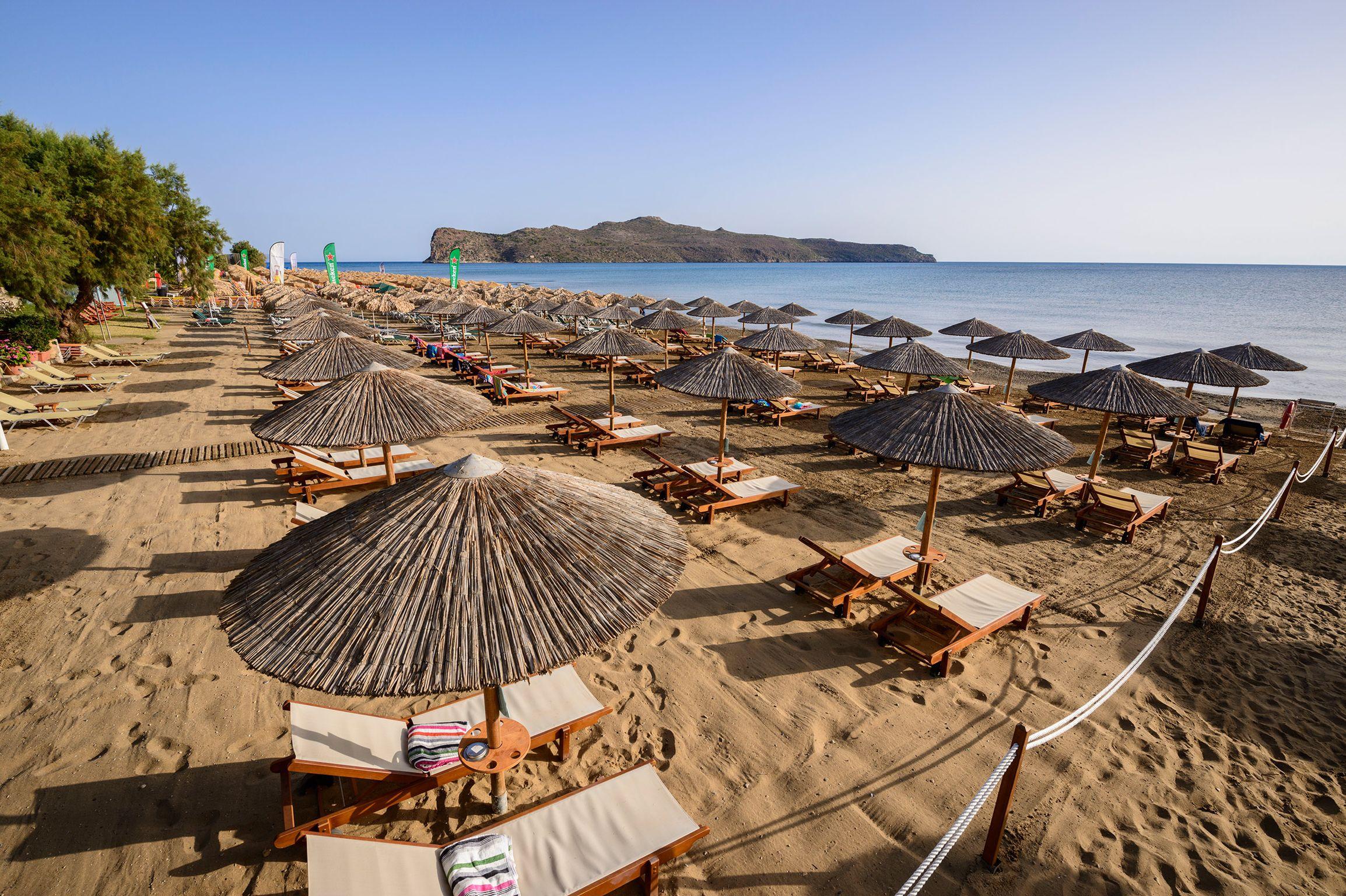 Atlantica Amalthia Beach Hotel - Adults Only Agia Marina Exterior foto