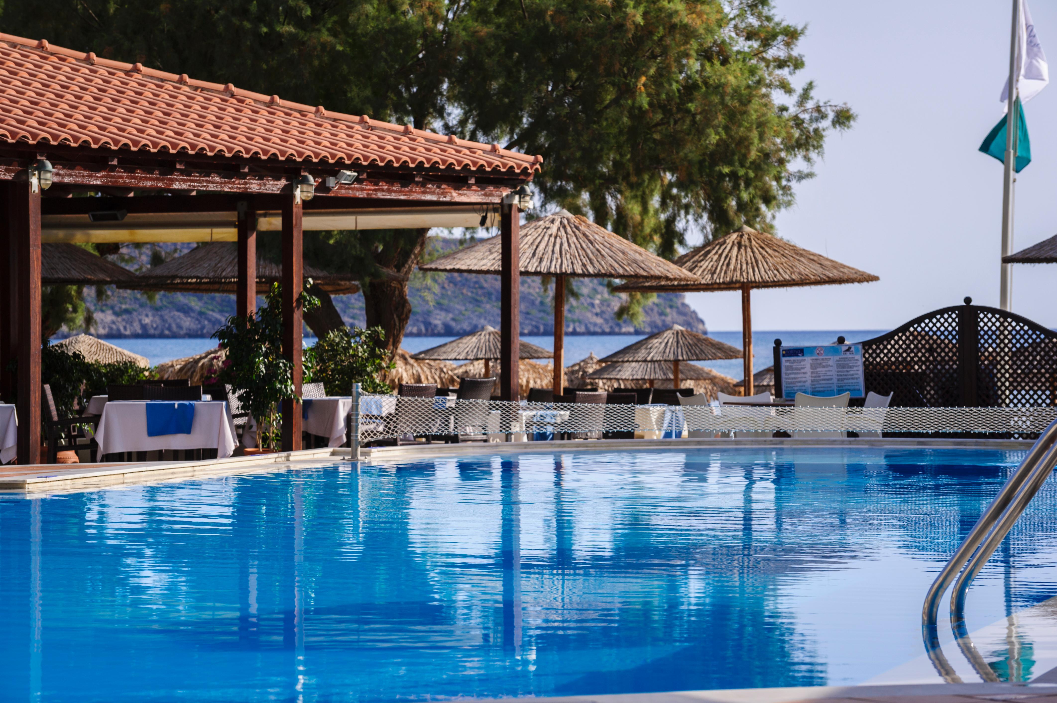 Atlantica Amalthia Beach Hotel - Adults Only Agia Marina Exterior foto