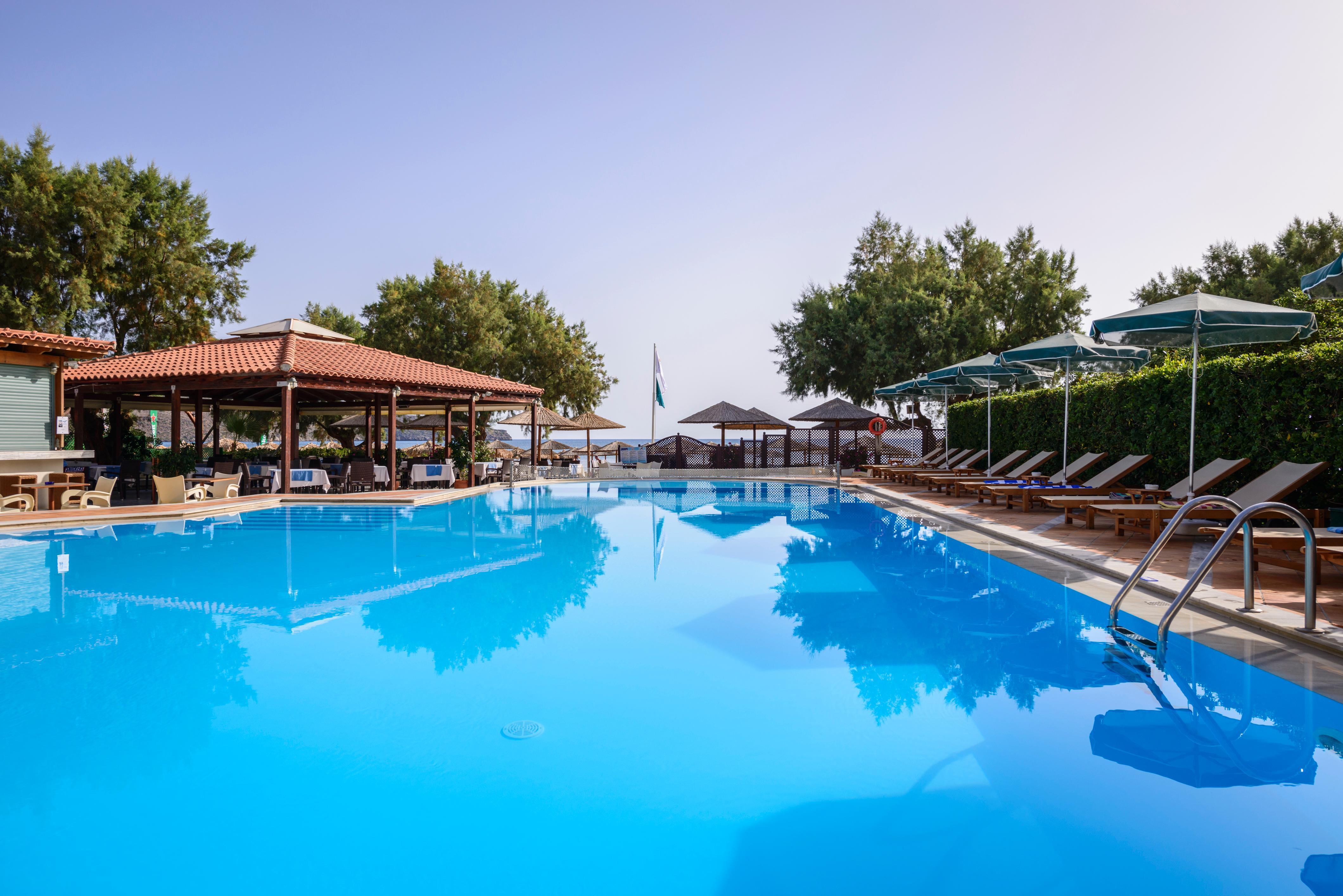 Atlantica Amalthia Beach Hotel - Adults Only Agia Marina Exterior foto