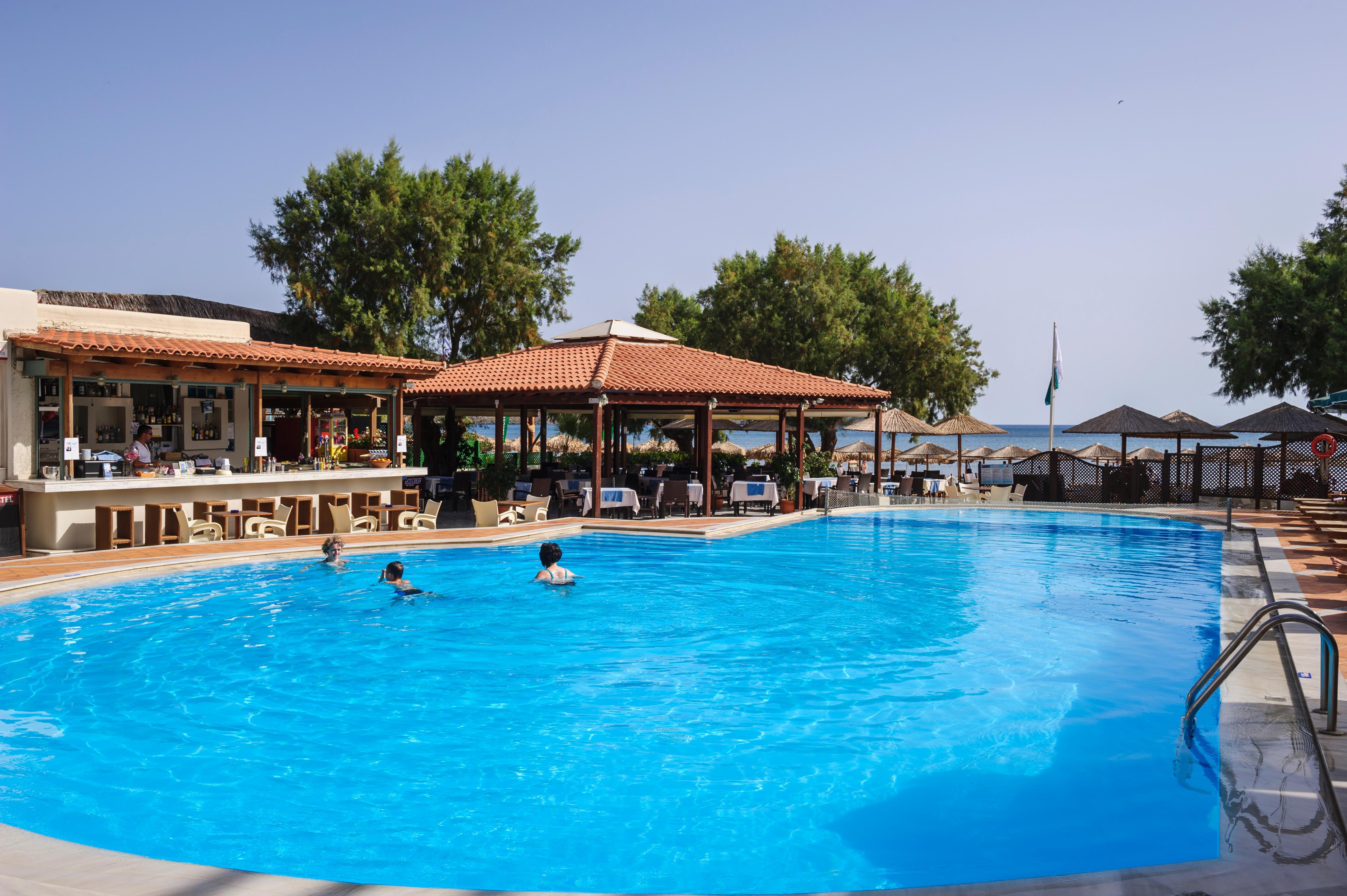 Atlantica Amalthia Beach Hotel - Adults Only Agia Marina Exterior foto