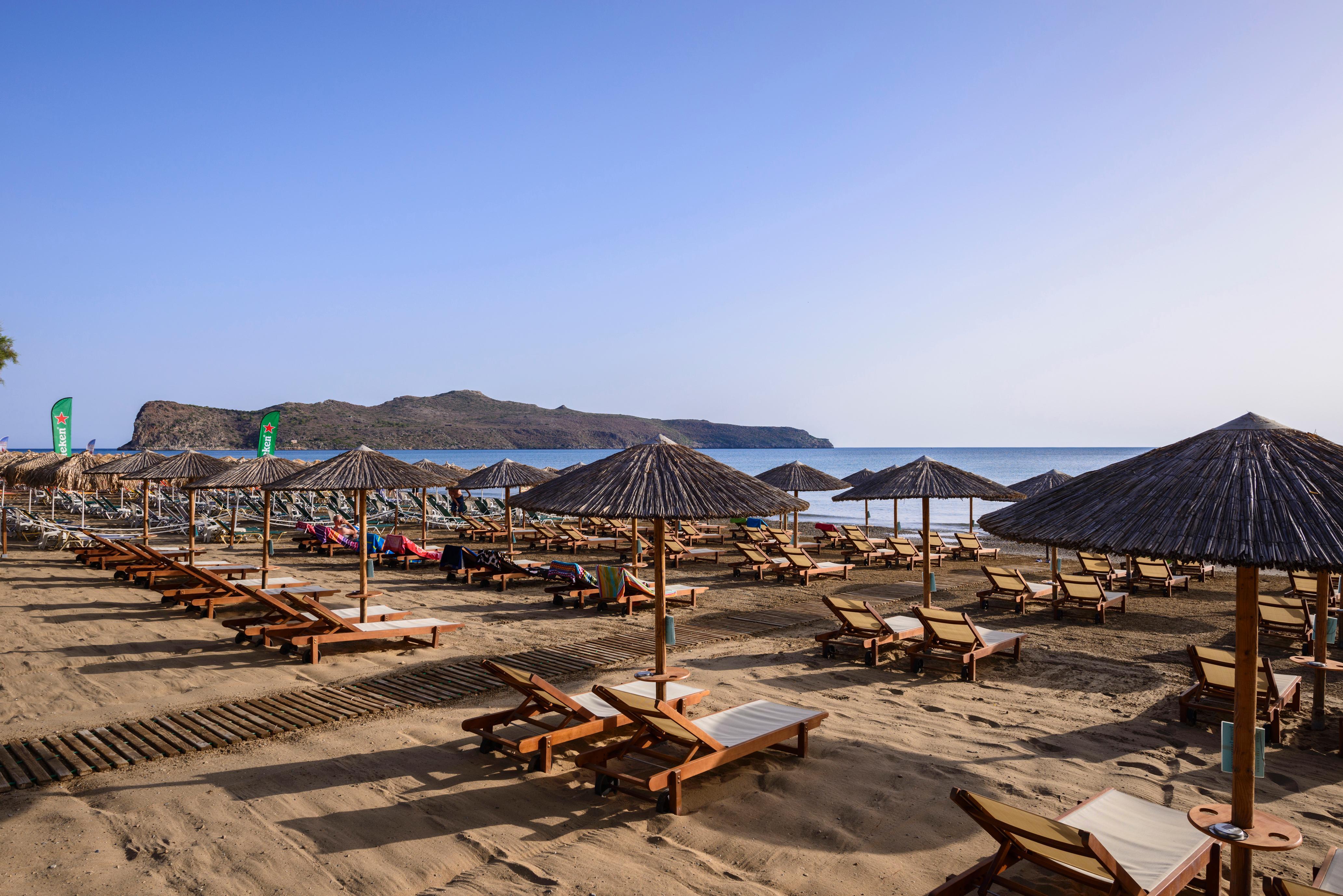 Atlantica Amalthia Beach Hotel - Adults Only Agia Marina Exterior foto