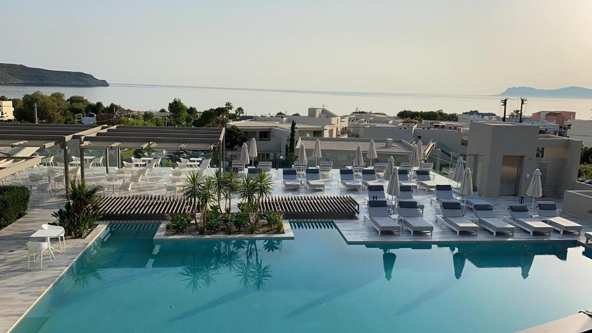Atlantica Amalthia Beach Hotel - Adults Only Agia Marina Exterior foto